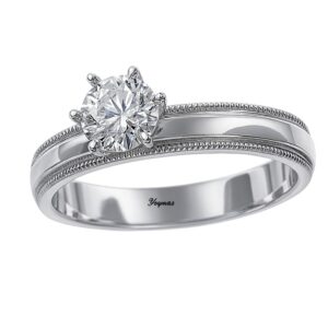 Anillo De Compromiso Miligraneado con circonia