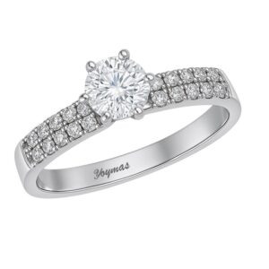 Anillo De Compromiso con circonias