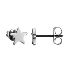 Aretes de estrella acero