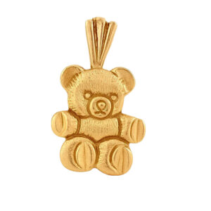 Dije de Osito Troquelado oro