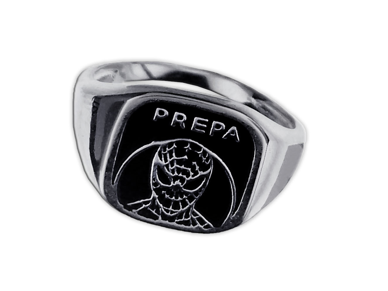 Anillo preparatoria hombre araña