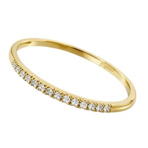 Argolla matrimonial media churumbela oro 10k