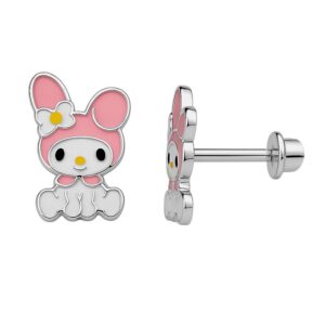 Aretes de figura de My Melody plata