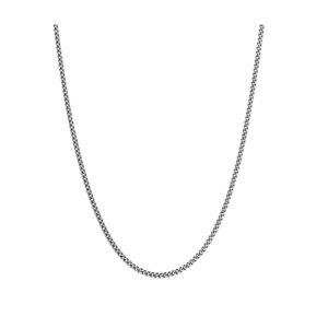 Cadena tejido forzatina plata