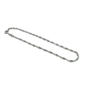 Pulsera tejido singapour plata