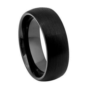 Agolla negra mate con interior negro Tungs. 8mm