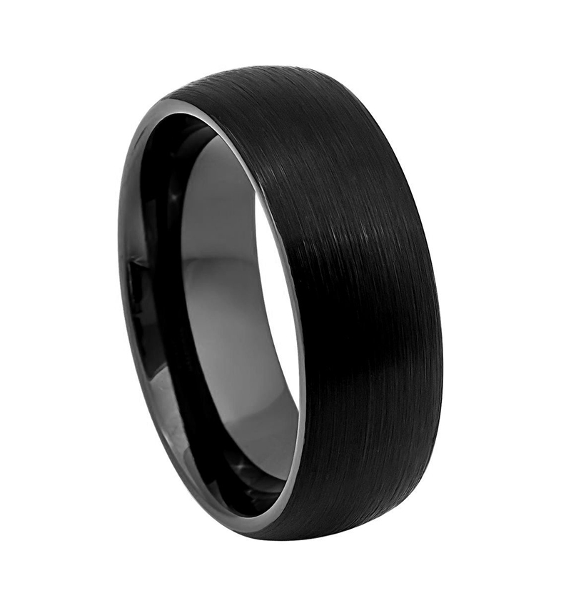 Agolla negra mate con interior negro Tungs. 8mm