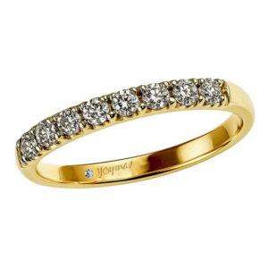 Argolla marimonial media churumbela sin estrias en el perfil oro 10K