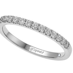 Argolla matrimonial media churumbela plata