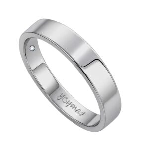 Argolla lisa plana 5mm plata