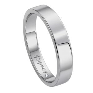 Argolla lisa plana 5mm plata
