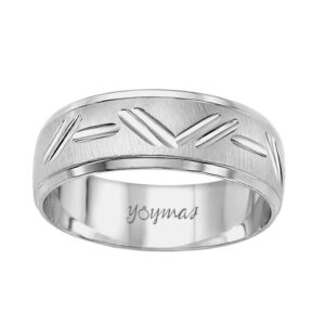 Argollas diamantadas diseño V doble y guion plata