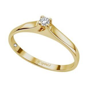 Anillo simulación montura encontrada con circonia 10K