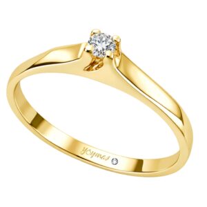 Anillo simulación montura encontrada con circonia 10K