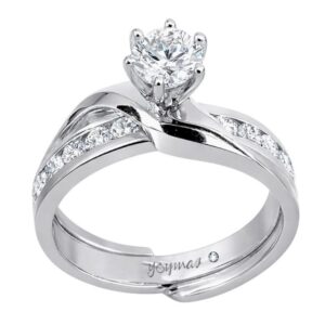 Anillo jacket infinity con circonias plata