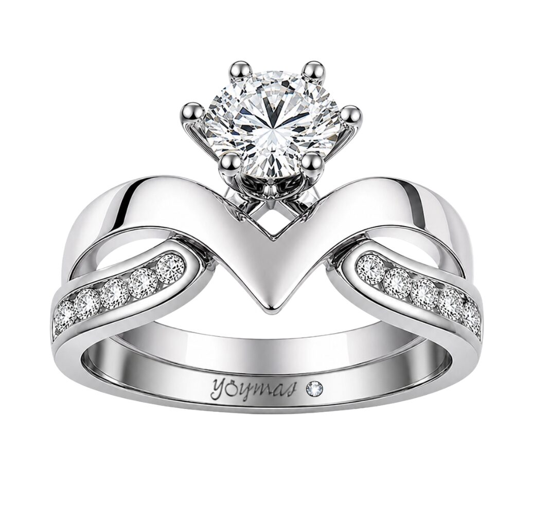 Anillo jacket Jessamine con circonias plata