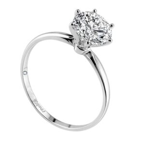 Anillo de Compromiso  con circonia plata