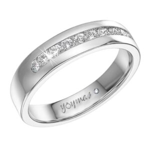 Argolla matrimonial Belth con circonias plata