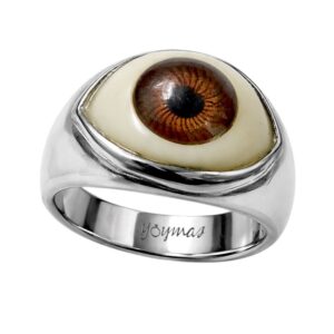 Anillo de ojo de armenio plata