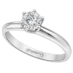 Anillo Tifanny con circonia plata