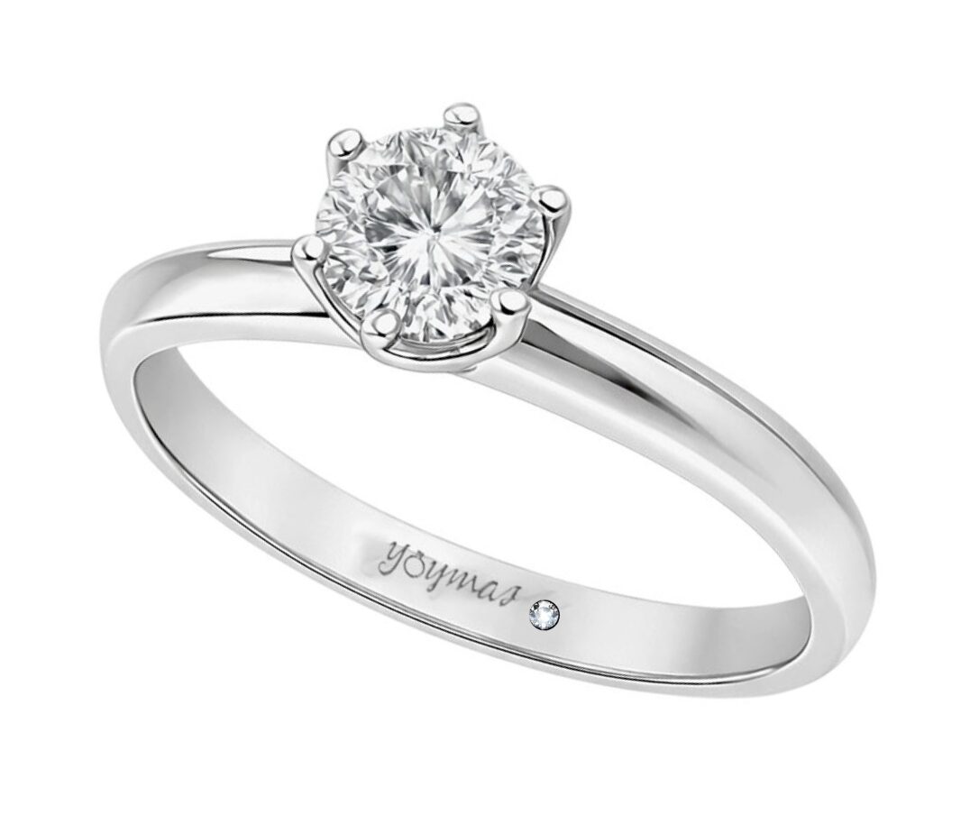 Anillo Tifanny con circonia plata