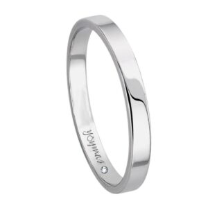Argolla lisa plana 3mm plata