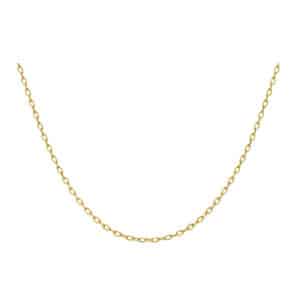 Cadena tejido eslabonada oro 14k